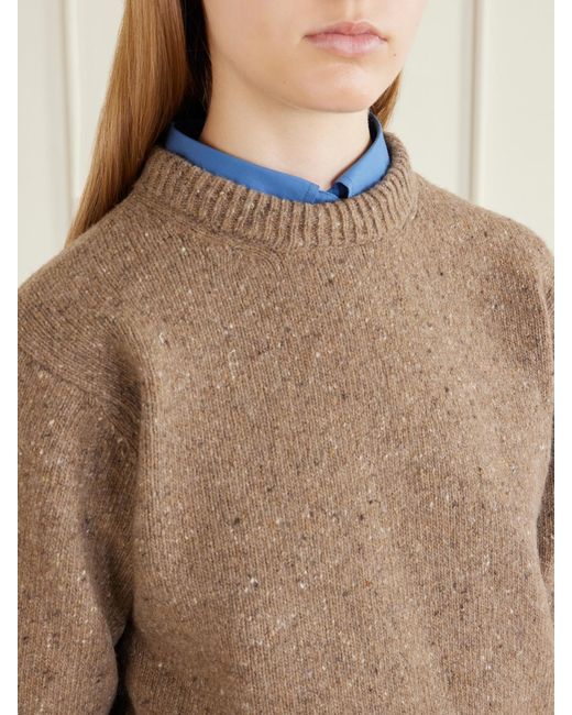 Rohe Natural Mélange Wool-Blend Sweater