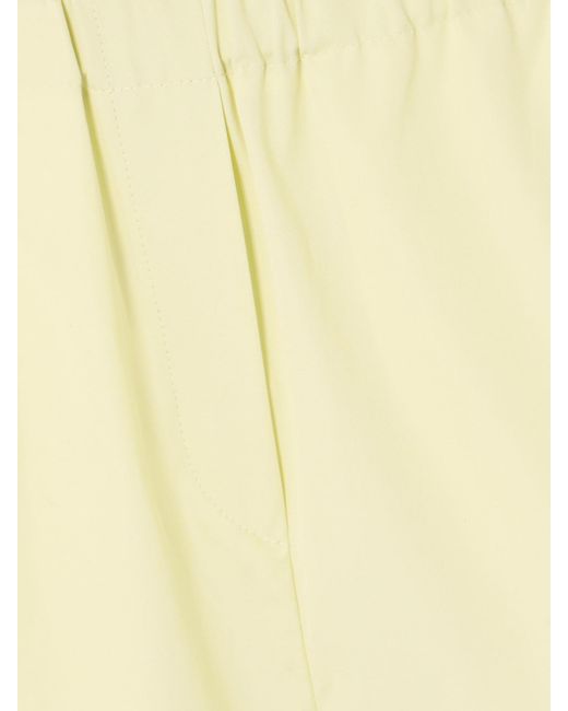 Totême  Yellow Twisted Seam Boxer Organic Cotton Pants
