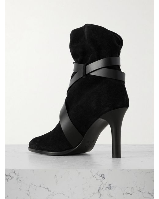 Isabel Marant Black Atiny Wrap Boot