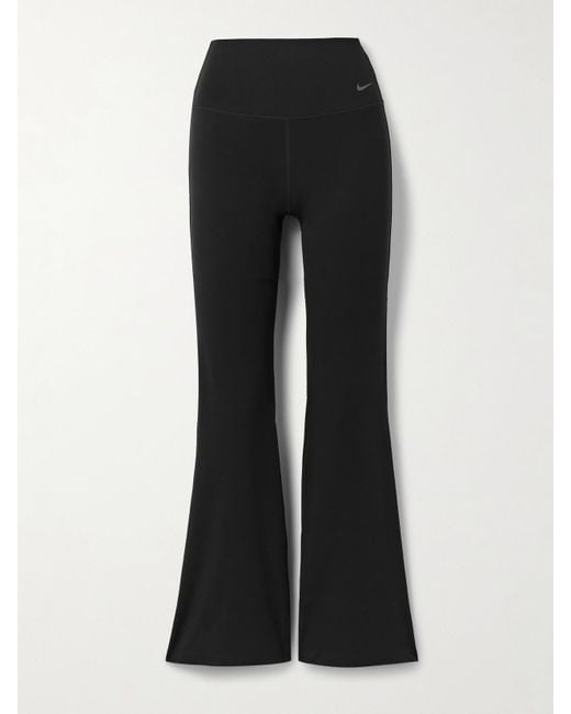Nike Black Zenvy Leggings Mit Ausgestelltem Bein Aus Infinasoft-Material
