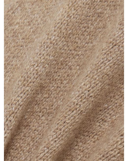 Suzie Kondi Natural Zephyra Cashmere Wide-Leg Pants