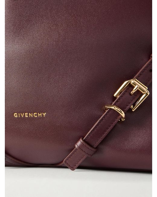 Givenchy White Voyou Medium Leather Shoulder Bag