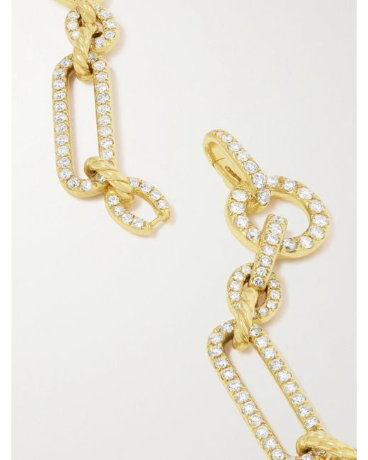 David Yurman White Lexington 18-Karat Diamond Necklace
