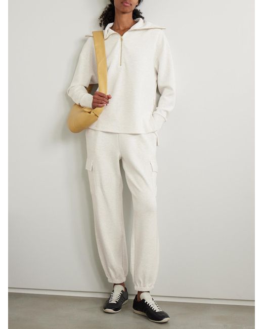 Varley White Larson Doublesoft Sweatshirt