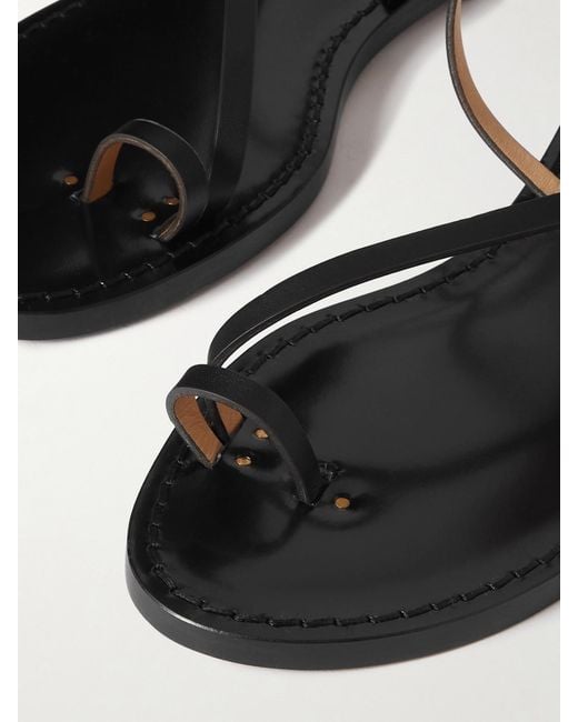 Amanu Metallic The Kalahari Embellished Leather Sandals