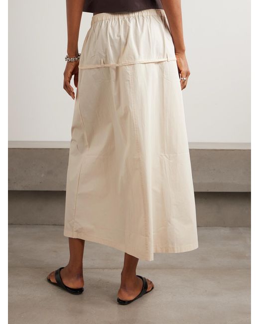 Deiji Studios Natural Loop Organic Cotton Midi Skirt