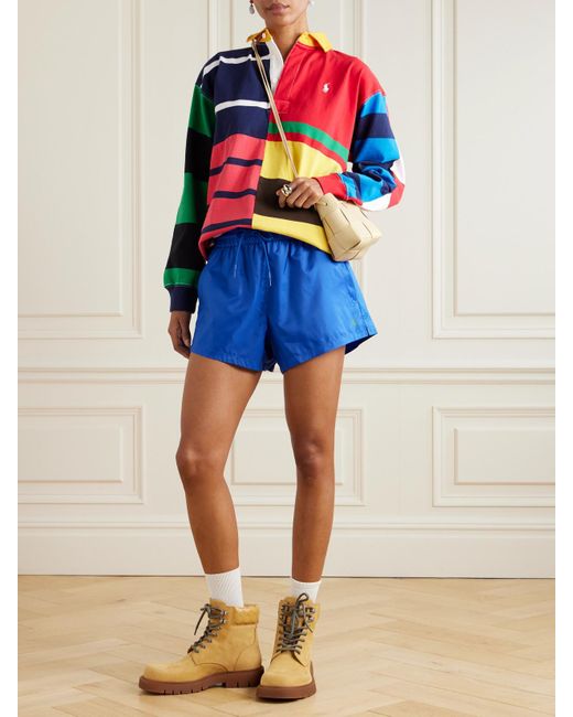 Polo Ralph Lauren Blue Recycled-Shell Shorts