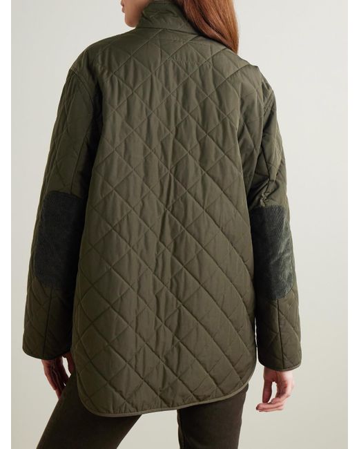 James Purdey & Sons Green Quilted Shell Jacket
