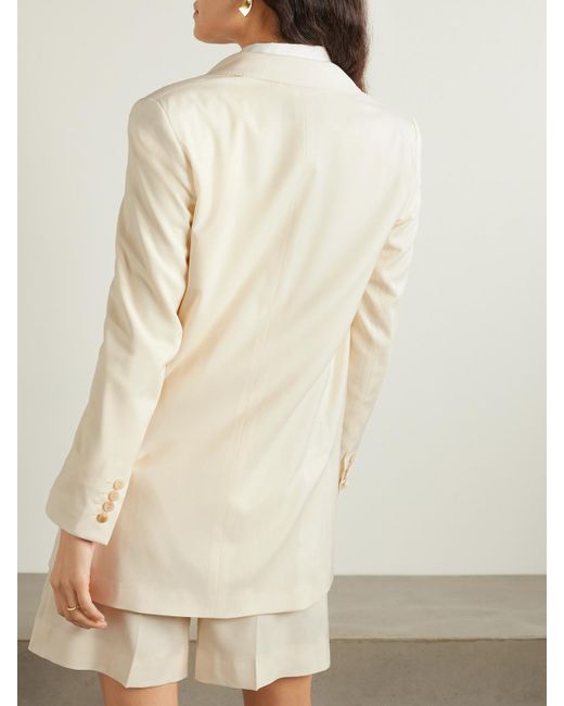 Max Mara Natural Elegia Doppelreihiger Blazer Aus Wolle