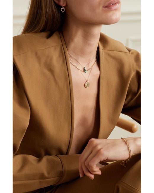 Pascale Monvoisin Natural Initiale N°5 9- And 14-Karat Diamond Necklace