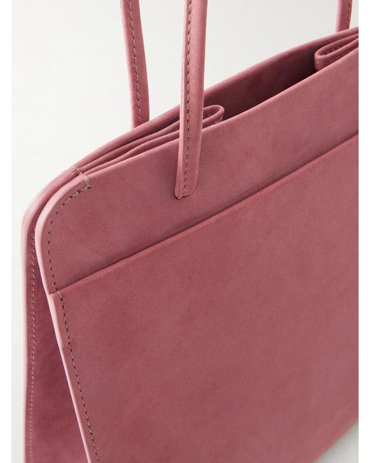 Faune Pink Lisse Suede Tote