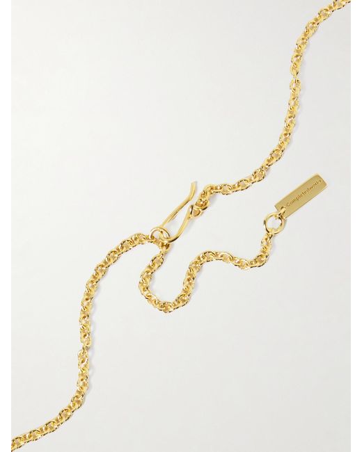 Collier En Vermeil Recyclé Et Perle Unity Completedworks en coloris Metallic