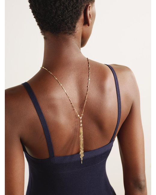 Jacquie Aiche Natural Kette Aus 14 Karat Mit Diamanten