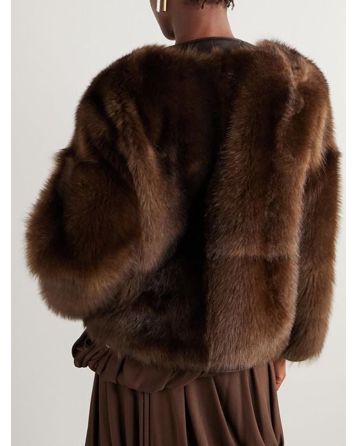 Loewe Brown Shearling Jacket