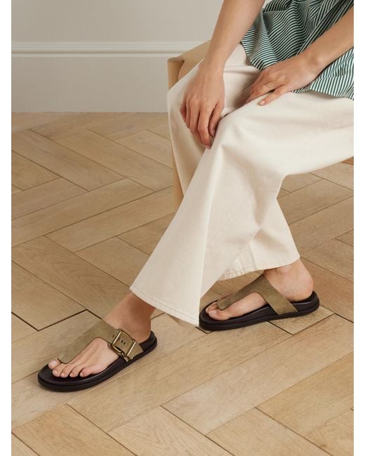 Tod's Brown Suede Sandals