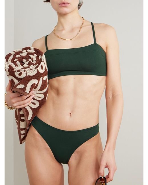 Eres Green Coulisses Bikini Briefs