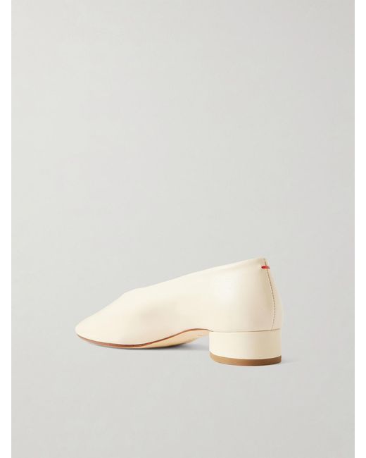 Aeyde Natural Delia Leather Pumps