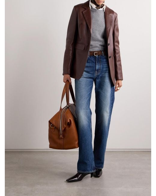 Nili Lotan Gray Nora Cashmere Sweater