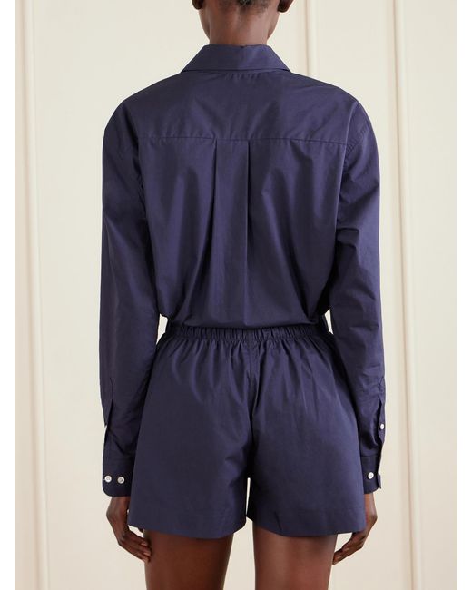 Comme Si Red Quartetto Set Of Four Cotton-Poplin Shorts