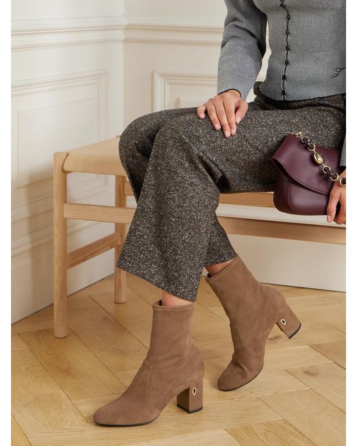 JENNIFER CHAMANDI Brown Dani 65 Suede Ankle Boots