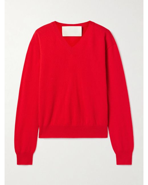 RÙADH Red The Sanderson Cashmere Sweater
