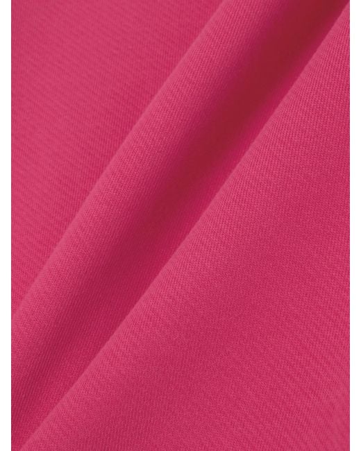 Moncler Pink Printed Cotton-Jersey Sweatshirt