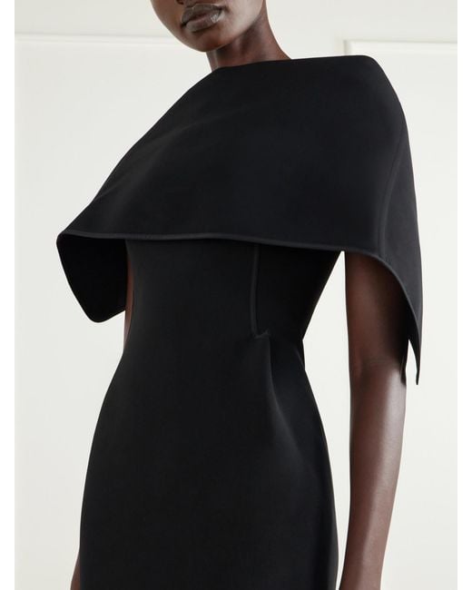 Maticevski Black Prowess Crepe Gown