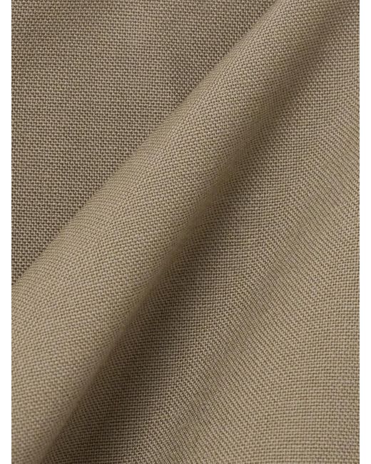 Rohe Natural Draped Wool Blouse