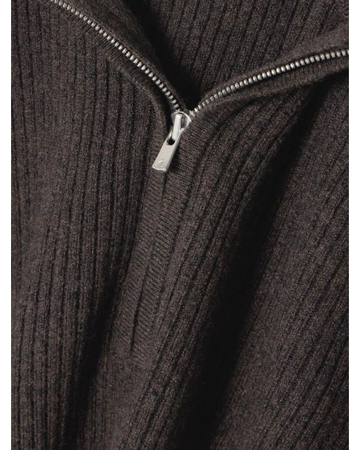 arch4 Brown Ella Ribbed Cashmere Half-Zip Sweater And Leggings Ski Set