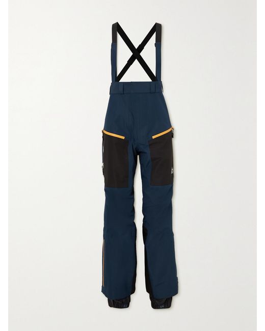 Snow Peak Blue Mountain Of Moods Layered Shell-Trimmed Ripstop Straight-Leg Ski Pants