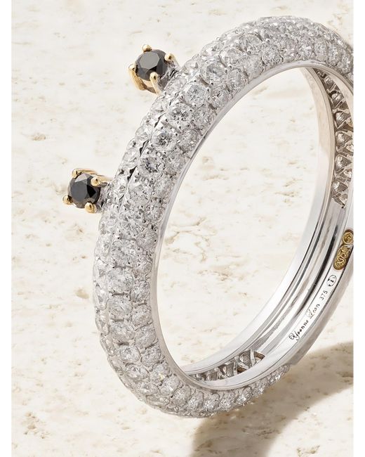 Yvonne Léon Natural Alliance Crapaud 9-Karat Diamond Ring