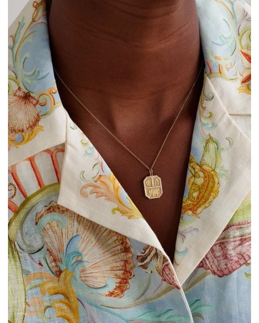 Sydney Evan Natural Icon 14-Karat Diamond Necklace