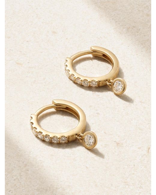 Boucles D'Oreilles En Or 14 Carats (585/1000) Et Diamants STONE AND STRAND en coloris Natural