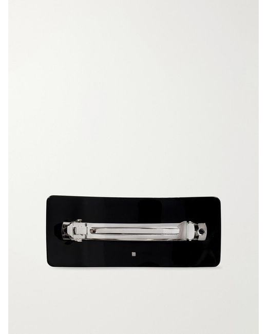 Sophie Buhai Black Monceau Acetate Hair Clip