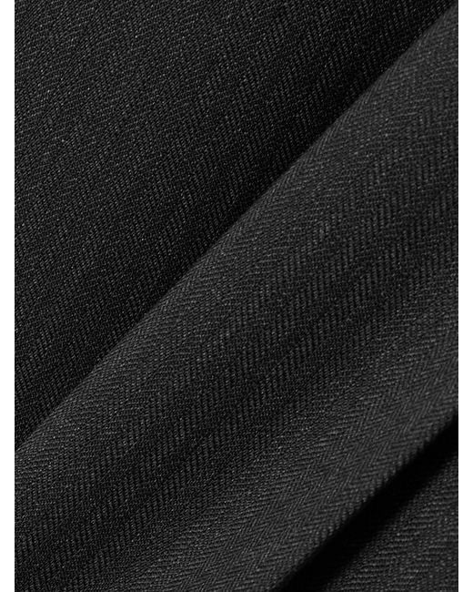 Twp Black Stefens Pleated Wool Culottes