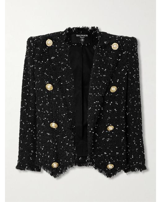 Balmain Sequin Tweed Blazer main image 1