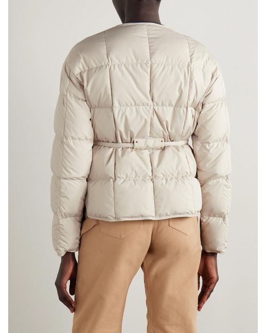 Moncler Natural Caramagne Quilted Shell Down Jacket