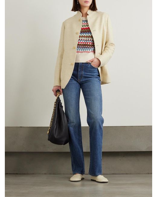 Loro Piana Natural Woven Jacket