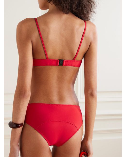Lisa Marie Fernandez Red Giovanna Neoprene Bikini