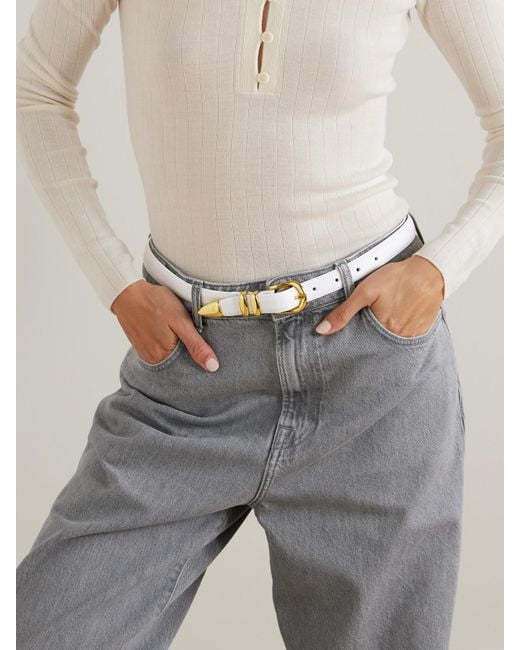 Andersons Metallic Gürtel Aus Leder