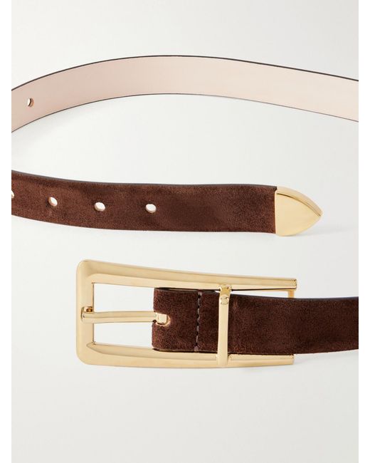DEHANCHE Brown Mini Juergen Suede Belt