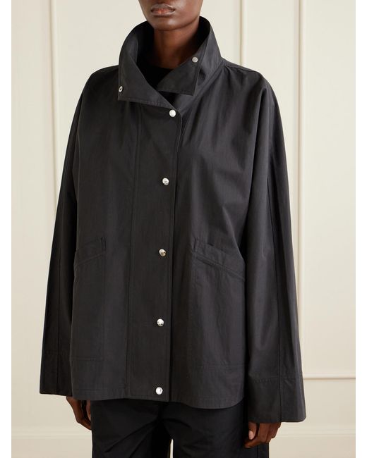 Totême Blue Organic Cotton-Blend Jacket