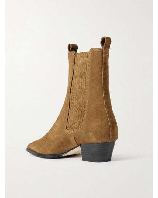 Bottines En Daim Agata Aeyde en coloris Brown