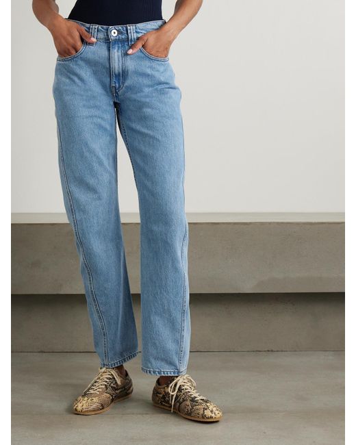 Jean Fuselé Taille Haute Twisted J.W. Anderson en coloris Blue