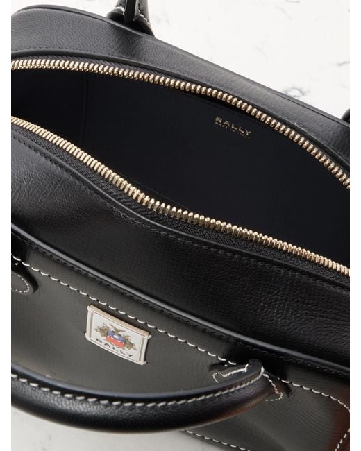 Bally Black Unda Leather Tote