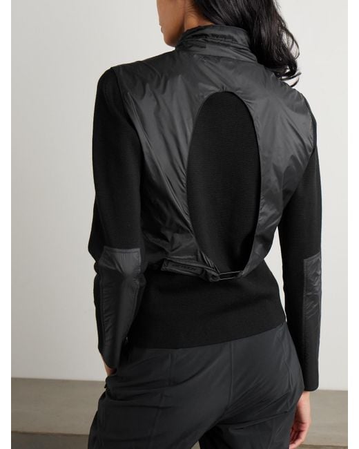 Aztech Mountain Black Matterhorn Paneled Wool Jacket