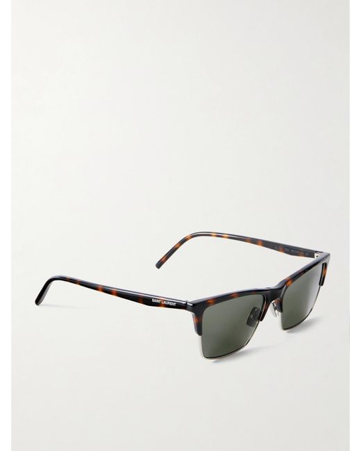 Saint Laurent Multicolor Sonnenbrille Mit D-Rahmen Aus Azetat