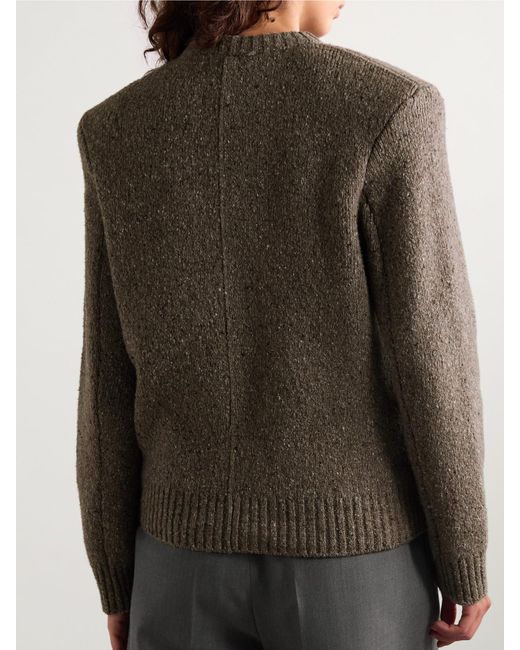 Bottega Veneta Brown Wool-Blend Sweater