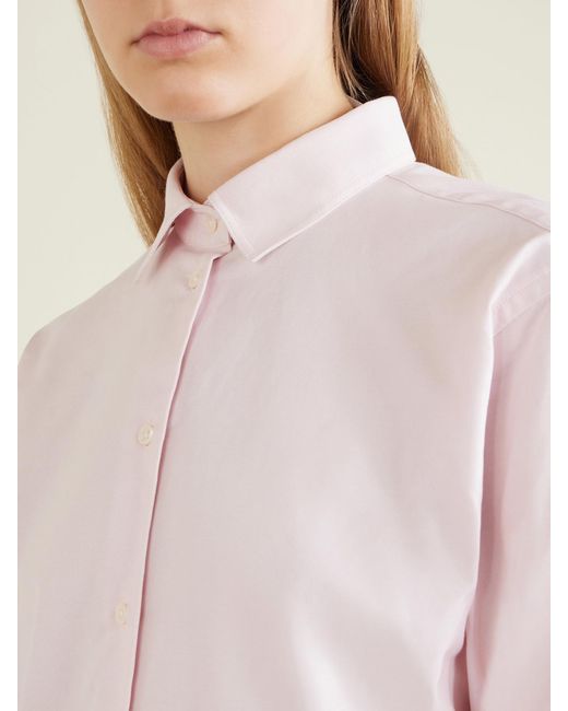 Rohe Pink Cotton-Poplin Shirt
