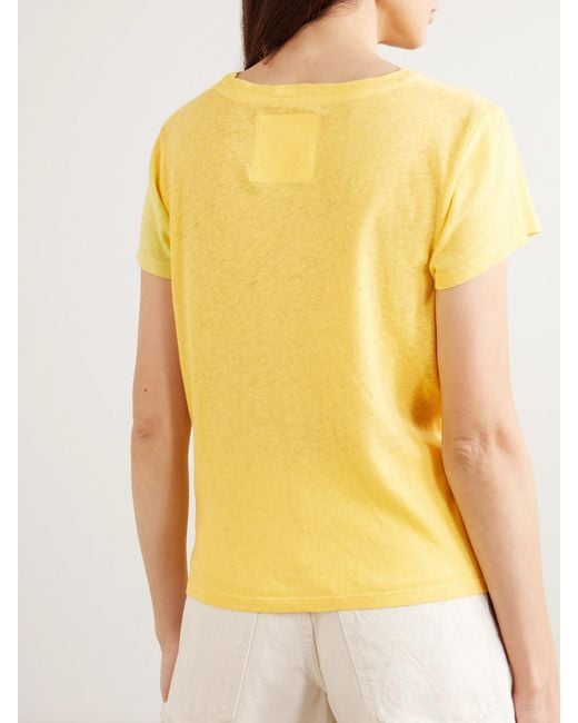 Mother Yellow The Lil Sinful Printed Cotton-Jersey T-Shirt